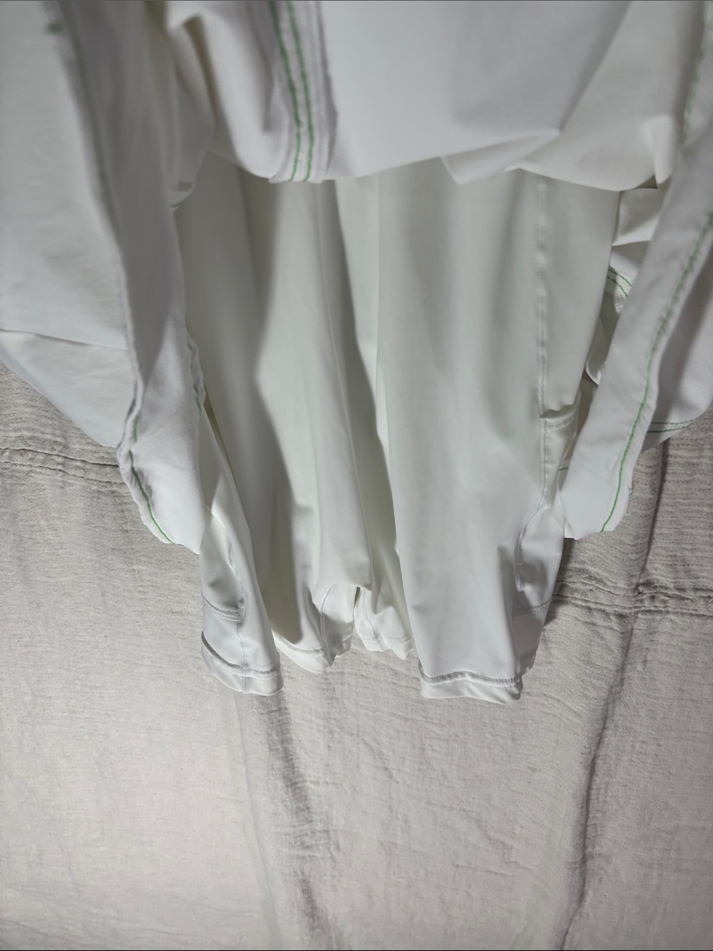 Outdoor Voices WhiteEnergy Dress XL EUC Mint Contrast Stitching - Picture 4 of 9